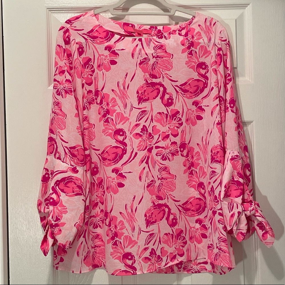 Lilly Pulitzer Langston Top in Coral Reef
